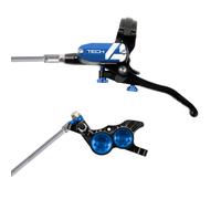 Hope Tech 4 V4 Brakes Braided No Rotor Black/Blue