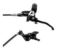 Hope Tech 4 V4 Disc Brake Standard Hose Black/Black R/H, Black | bike-brake-levers