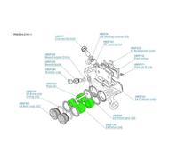 Hope Tech 4 V4 Hbsp433 Piston Kit One Size Silver