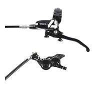 Hope Tech 4 V4 Hydraulic Disc Brake Kit, Inc Lever, Hose, 4 Piston Caliper, Pads