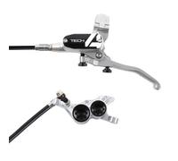 Hope Tech 4 V4 Hydraulic Disc Brake - Silver / BlackRear Left HandStandard Black