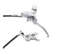 Hope Tech 4 V4 Hydraulic Disc Brake - Silver / SilverRear Left HandStandard Black