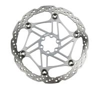 Hope Tech V4 Vented 6 Bolt Floating Disc Rotor - 203mm - Silver / 6 Bolt / 203mm