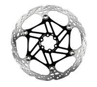 Hope Tech V4 Vented 6 Bolt Floating Disc Rotor - 220mm - Black / 6 Bolt / 220mm