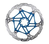 Hope Tech V4 Vented 6 Bolt Floating Disc Rotor - 220mm - Blue / 6 Bolt / 220mm