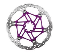 Hope Tech V4 Vented 6 Bolt Floating Disc Rotor - 220mm - Purple / 6 Bolt / 220mm
