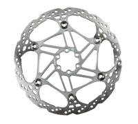 Hope Tech V4 Vented 6 Bolt Floating Disc Rotor - 220mm - Silver / 6 Bolt / 220mm