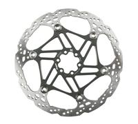 Hope Tech V4 Vented 6 Bolt Floating Disc Rotor - 220mm - Smoke / 6 Bolt / 220mm