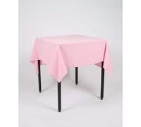 Hope Textiles Baby Pink 54" x 54" (137cm) Small Square Fabric TABLECLOTH/TABLE CLOTH (Polyester, not cotton)