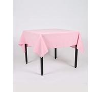 Hope Textiles Baby Pink 55" x 98" (139cm x 248cm) Rectangle Fabric TABLECLOTH/TABLE CLOTH (Polyester, not cotton)