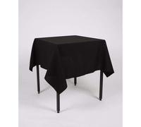 Hope Textiles Black 58" x 58" (147cm) Small Square Fabric TABLECLOTH/TABLE CLOTH (Polyester, not cotton)