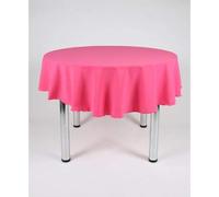 Hope Textiles Hot Pink 48" Diameter (121cm) Small Round Fabric TABLECLOTH/TABLE CLOTH (Polyester, not cotton)