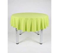 Hope Textiles Lime Green 48" Diameter (121cm) Small Round Fabric TABLECLOTH/TABLE CLOTH (Polyester, not cotton)