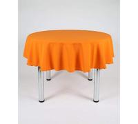 Hope Textiles Orange 36" Diameter (91cm) Small Round Fabric TABLECLOTH/TABLE CLOTH (Polyester, not cotton)