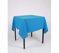 Hope Textiles Peacock 36" x 36" (91cm) Small Square Fabric TABLECLOTH/TABLE CLOTH (Polyester, not cotton)