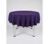 Hope Textiles Purple 54" Diameter (137cm) Small Round Fabric TABLECLOTH/TABLE CLOTH (Polyester, not cotton)