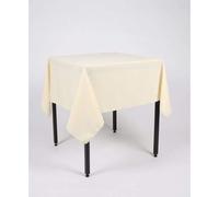 Hope Textiles Vanilla 36" x 36" (91cm) Small Square Fabric TABLECLOTH/TABLE CLOTH (Polyester, not cotton)