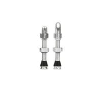 Hope Tubeless Valves - Pair - Silver / 40mm Valve