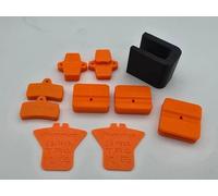 Hope V4 Brake Service Mega Pack - Pad Spacers, Bleed Blocks & Piston Tools (Black)