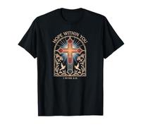 Hope Within You 1 Peter 3:15 Cross T-Shirt