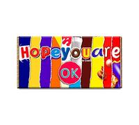 Hope You Are Ok Novelty Chocolate Bar Wrapper Lovely Gift for Girlfriend Boy #165 (with chocolate)