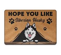 Hope You Like Siberian Husky, Funny Dog Lover Bath Mat Comfortable Floor Mats Non-Slip Entrance Rug For Office Entry Kitchen 40X60Cm