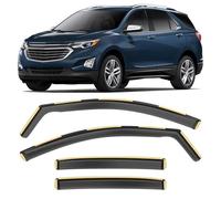 HOPE YOU READY Unbreakable Channel Window Rain Guards for Equinox 2018-2023, Extra Durable Window Deflectors, Car Vent Window Visors, Vent Deflector, 4