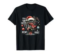 Hope Your Christmas Is Meowy And Bright Cat Christmas T-Shirt