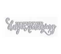 Hope Your Words Metal Cutting Dies for Card Making