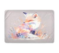 Hopeful Colorful Fox Extra Large Resuable Potty Training Pee Pad Highly Absorbent Diaper Changing Mat Anti-Lip Incontinence Pads for Infant Toddler 52" L x 34" W