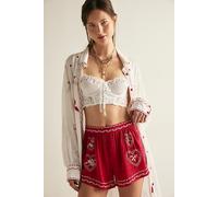 Hopeless Romantic Shorts by Intimately at Free People in Luxe Red Combo, Size: XS - female