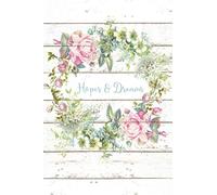 Hopes and Dreams Notebook: Shabby Vintage Floral Cottage Style Lined Notebook