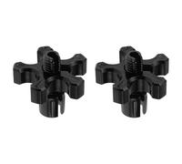 HOPESPANNER 2 Pcs M8 Motorcycle Clutch Brake Cable Adjuster Screw Aluminum Alloy Brake Clutch Line Adjusting Bolt for Motorbike Scooter Dirt Bike Black