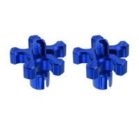 HOPESPANNER 2 Pcs M8 Motorcycle Clutch Brake Cable Adjuster Screw Aluminum Alloy Brake Clutch Line Adjusting Bolt for Motorbike Scooter Dirt Bike Blue