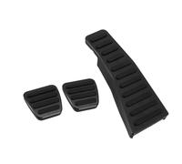 HOPESPANNER 3 Pcs Manual Foot Pedal Pads Foot Accelerator Pedal Covers for Honda Civic 2006-2009 Aluminum Alloy Black