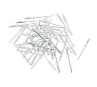 HOPESPANNER 4.8mm Grip Diameter 18mm Grip Length 10.1mm Flange Diameter Dome Head Tri-Fold Rivets Repairing Tool Assortment Kit Aluminum 50 Pcs