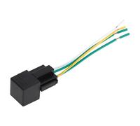 HOPESPANNER 4 Pins 12V 40A Auto Relay with Harness Socket Waterproof Car Relay 1 Pc Black