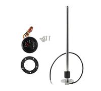 HOPESPANNER 400mm 15.75" Length Fuel Sending Unit and Gauge Kit Boat Fuel Sending Unit Marine Fuel Sender Unit Metal 1 Set 0-190 Ohm