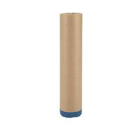 HOPESPANNER Pre-Taped Masking Paper Automotive Paint Masking Paper Kraft Paper Natural Fiber Material 1 Pc 1500x60cm / 49.21ftx23.62 Brown Blue