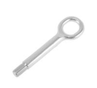 HOPESPANNER Tow Bars for Vehicles for Citroen Nemo 2008-2017 Front/Rear Tow Hook Metal Silver Tone 1 Pc Tow Hook