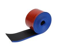 HOPESPANNER Universal 13Ftx3.74In Car Side Skirts Protector Adjustable Side Edge Guards PVC 1 Pcs Black Blue