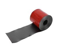 HOPESPANNER Universal 13Ftx3.94In Car Side Skirts Protector Adjustable Side Edge Guards PVC 1 Pcs Carbon Fier Pattern Black