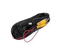 HOPESPANNER Universal 20m/65.62ft Reverse Rear View Parking Camera Video Cable Extension Backup Camera RCA Video Cable Plastic,Metal 1 Pcs