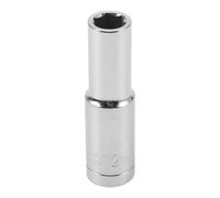 HOPESPANNER Universal 78mm Impact Socket Durable Hardware Tool Chrome Vanadium Steel 1 Pcs 6 Point 12mm for Car Motorcycle Dirtbike Repair Deep
