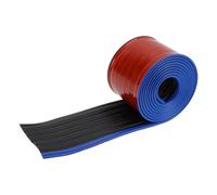 HOPESPANNER Universal 8.2Ftx3.74In Car Side Skirts Protector Adjustable Side Edge Guards PVC 1 Pcs Black Blue