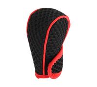 HOPESPANNER Universal Gear Shift Knob Cover Stick Shifting Handle Protector Automotive Fabric 1PcS Anti-Slip Black