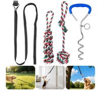 HOPET Dog Bungee Tug Toy for Dogs, Dog tug of war Toy,Outdoor Interactive Toys
