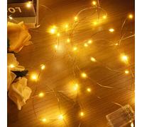 Hopexy 15M 150 LEDs Fairy Lights Battery Operated, Waterproof Battery Powered Copper Wire Decorative String Light fo rMother's Day, Wedding, Party for Indoor and Outdoor Decorations (Warm White)