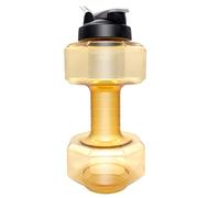 HOPEYHFM Dumbbell Shaped Water Bottle, Leakproof and BPA Free Drinks Bottle, Reusable, Portable Water Bottle, for Adults Women Men Gym School Cycling Running (Style 3, XL)