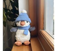 HOPEYHFM Playful Penguin Plush Soft Toy, 16x21x30 cm, Penguin Plush Toy for Cuddling & Playing, Eco-Friendly, Stuffed Toy for Girls Boys, Pudgy Penguins Plush for Birthday (Style 1)